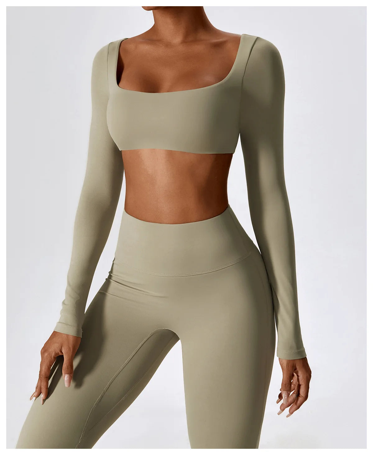 Women's cropped and flared 2pcs yoga/Workout set