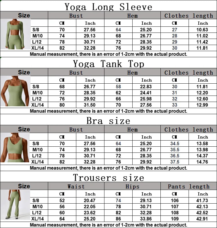 Women's cropped and flared 2pcs yoga/Workout set