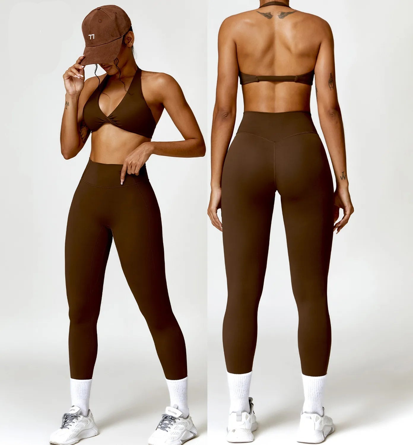Women's 2pcs sports bra set