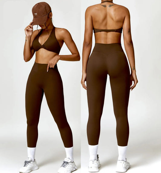Women's 2pcs sports bra set
