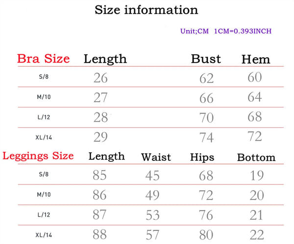 Women's 2pcs sports bra set
