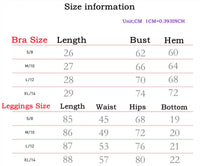 Women's 2pcs sports bra set