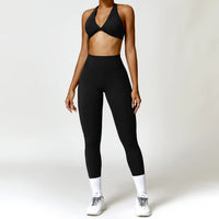 Women's 2pcs sports bra set